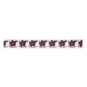 Warlock Dice Design Satin Ribbon