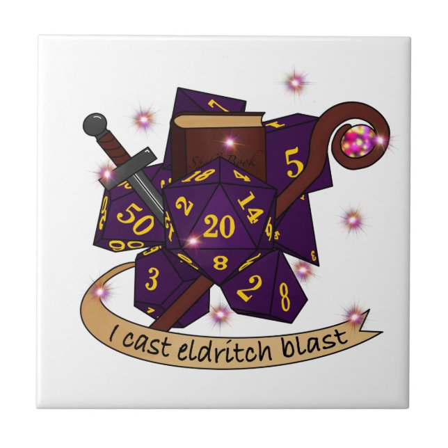 Warlock Dice Design Tile (Front)