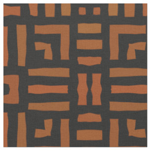 Warm African Tribal Design Fabric
