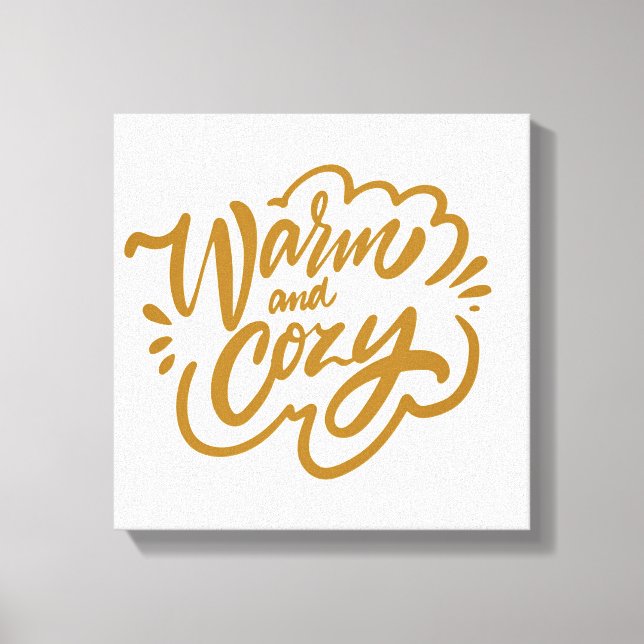 Warm and Cozy Canvas Print (Front)
