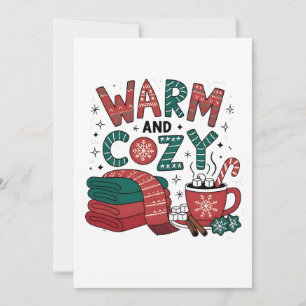 Warm And Cozy Christmas Hot Cocoa Xmas Announcement