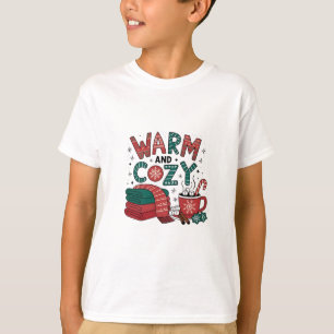 Warm And Cozy Christmas Hot Cocoa Xmas T-Shirt