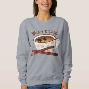 Warm and Cozy Indian Spiced Chai Tea Latte Cup Sweatshirt