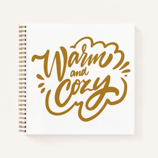 Warm and Cozy Notebook (Front)