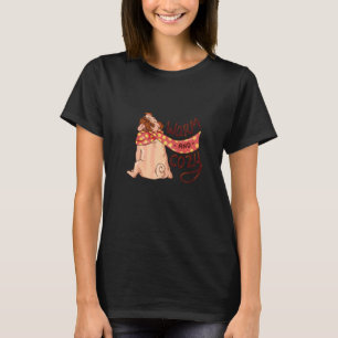 Warm And Cozy Pug Puggle Dog Owner Puppy Pet Dog T-Shirt