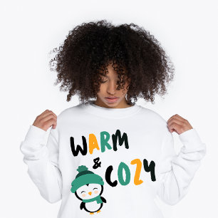 Warm And Cozy Sweatshirt, Cute Winter Sweatshirt
