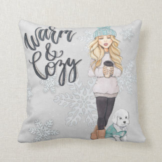 Warm and Cozy Throw Pillow