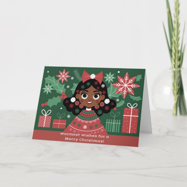 Warm and Merry Holiday Card (Front)