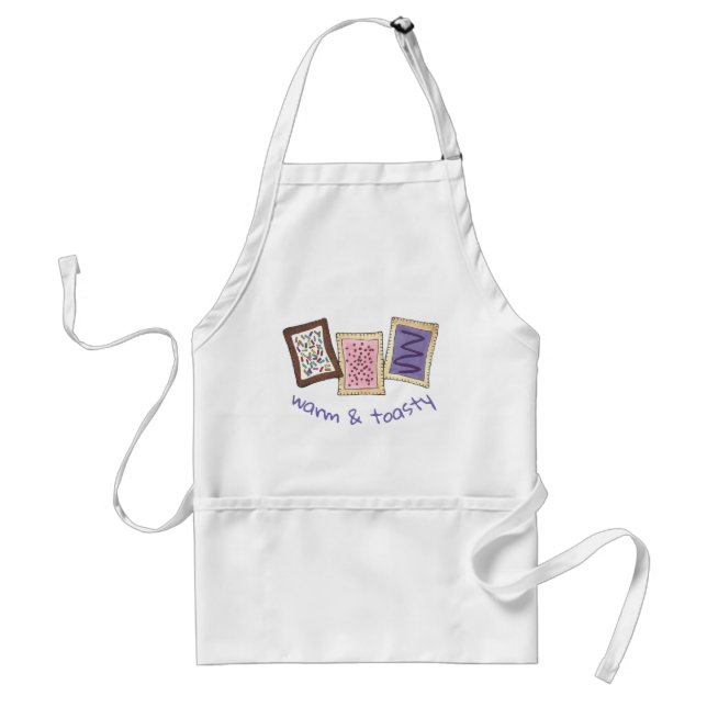 Warm and Toasty Breakfast Toaster Pastry Pastries Standard Apron (Front)