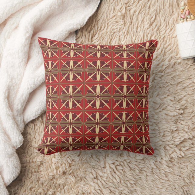 Warm Apple Cider Throw Pillow (Blanket)