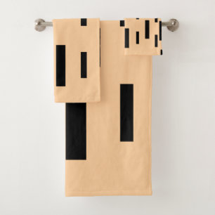 Warm Apricot  Bath Towel Set
