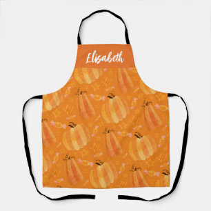 Warm Autumn Colours Customized All-Over Print Apro Apron