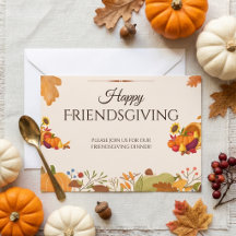 Warm Autumn Harvest Friendsgiving