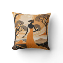Warm Autumn Square Pillow