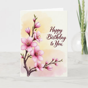Warm Birthday Wishes Card