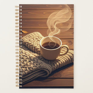 Warm blanket and steamy drink planner