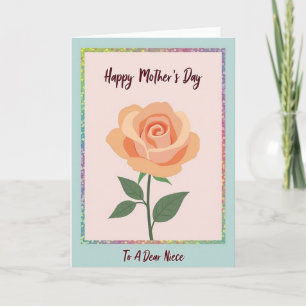 Warm Blush Mothers Day Card