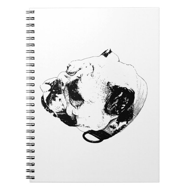 Warm Bulldog Notes Notebook (Front)