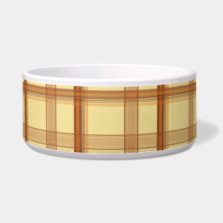Warm Caramel Brown Plaid Aesthetic