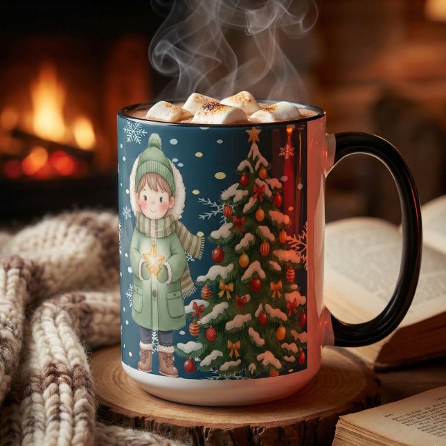 Warm Christmas Magic Custom Gifts for Everyone Mug (Creator Uploaded)