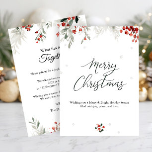 Warm Christmas Party Invitation