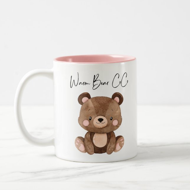 Warm Coco Bear Stylish Kids Mug  (Left)