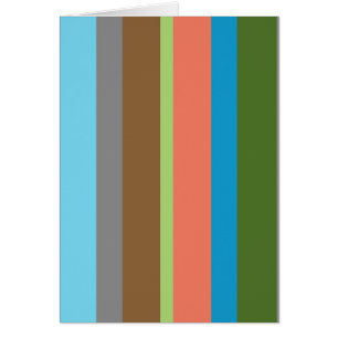 Warm colour stripes