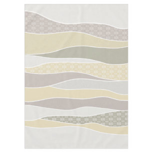 Warm Coloured Waves Tablecloth