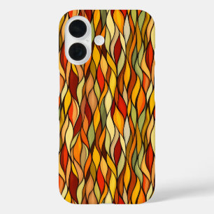 Warm Colours Abstract Fall iPhone 16 Case