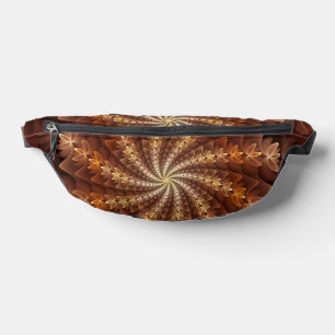 Warm Colours, Trippy Modern Fractal Art Pattern Fanny Pack