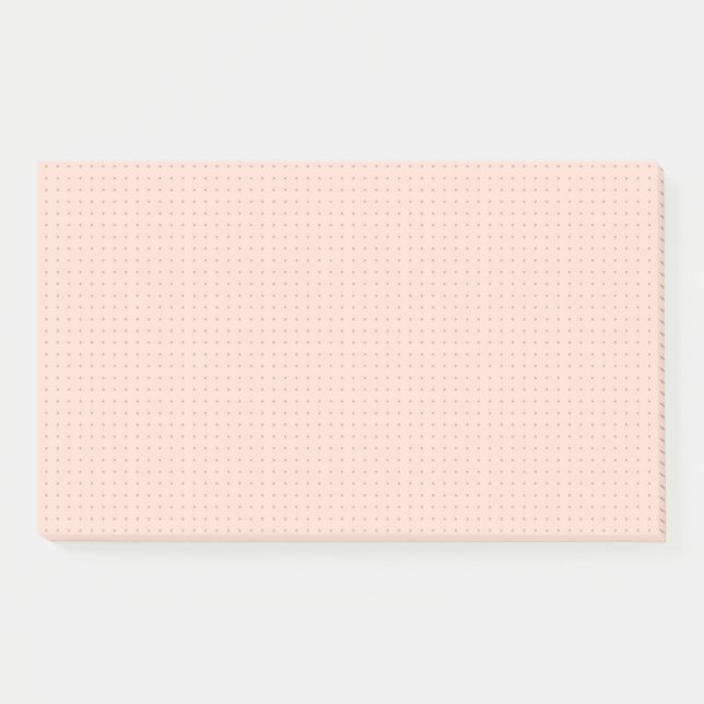 Warm Dot Grid Post-It Notes (Front)