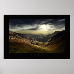 warm dusk poster