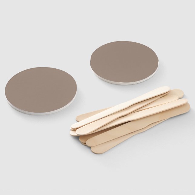 Warm Dusty Rose Background – Wedding Design Hand Fan (Non-assembled)