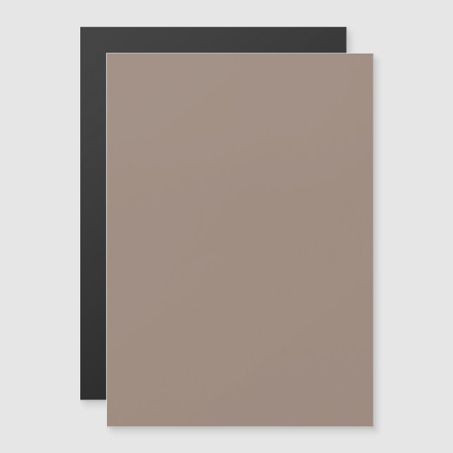 Warm Dusty Rose Background – Wedding Design Magnetic Invitation (Front/Back)