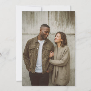 Warm Earthy Casual Photo Invitation