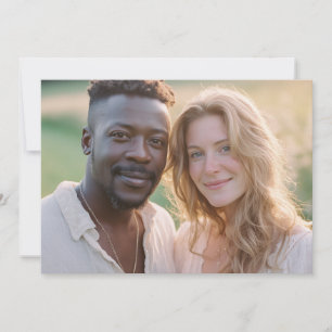 Warm Earthy Realistic Photo Invitation