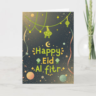 Warm Eid Celebration Design Card