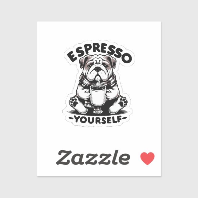 Warm Espresso Bulldog (Sheet)