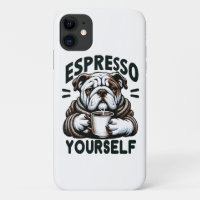 Warm Espresso Bulldog - Cozy Coffee