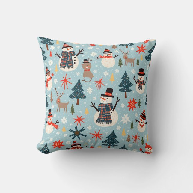 Warm feeling winter cushion (Front)