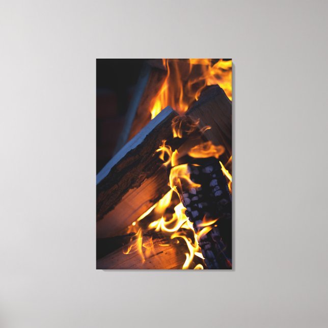 Warm Fire  Canvas Print (Front)