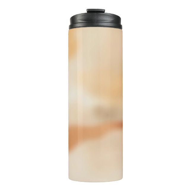 Warm Flow Abstract Thermal Tumbler (Front)