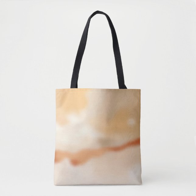 Warm Flow Abstract Tote Bag (Front)