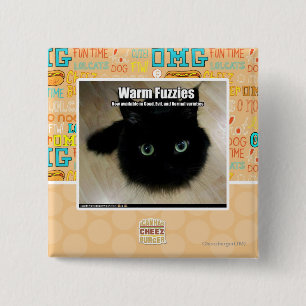 Warm Fuzzies 2 Inch Square Button