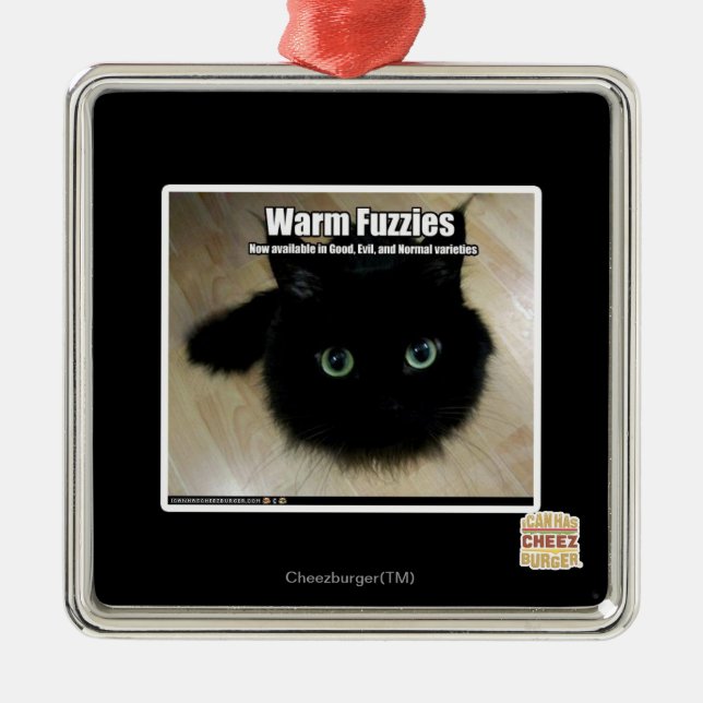 Warm Fuzzies Metal Ornament (Front)