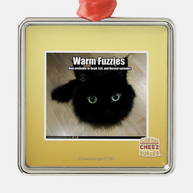 Warm Fuzzies Metal Ornament (Front)