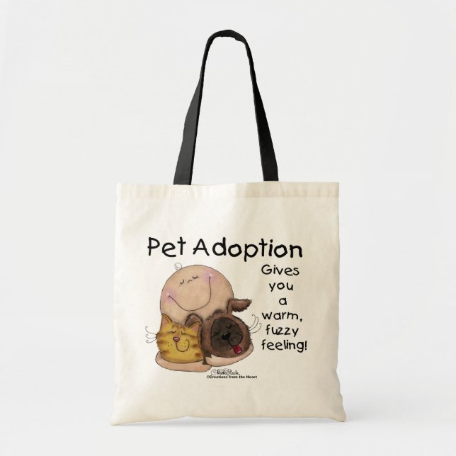 Warm, Fuzzy Feeling! Tote Bag (Front)