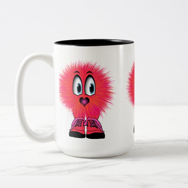 Warm Fuzzy Two-Tone Coffee Mug (Left)