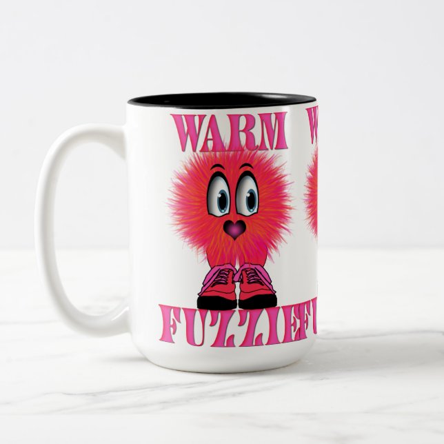 Warm Fuzzy Two-Tone Coffee Mug (Left)