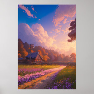 Warm Glow of Sunset Poster